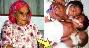 Woman Gives Birth